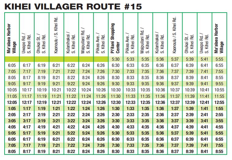 South Shore Bus Schedule