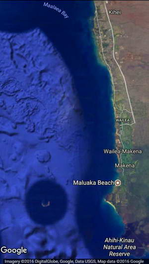 South Maui Kihei Wailea Map, Maui Inns Map of Maui's South Shore
