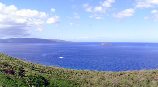 Looking at Kaholawe from Wailea wailea resort town Maui